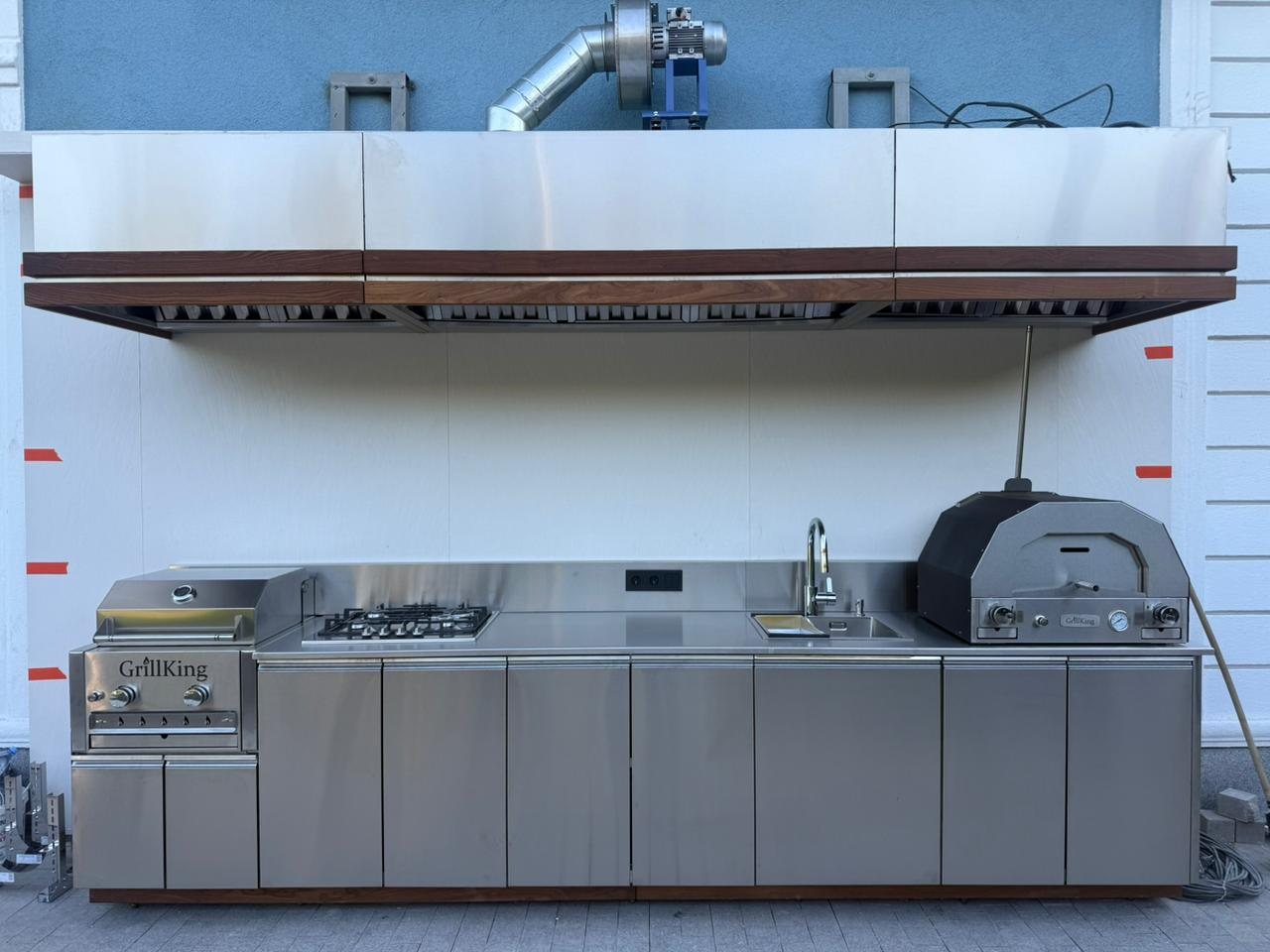 Dream built to reality: the delivered kitchen with its ventilation