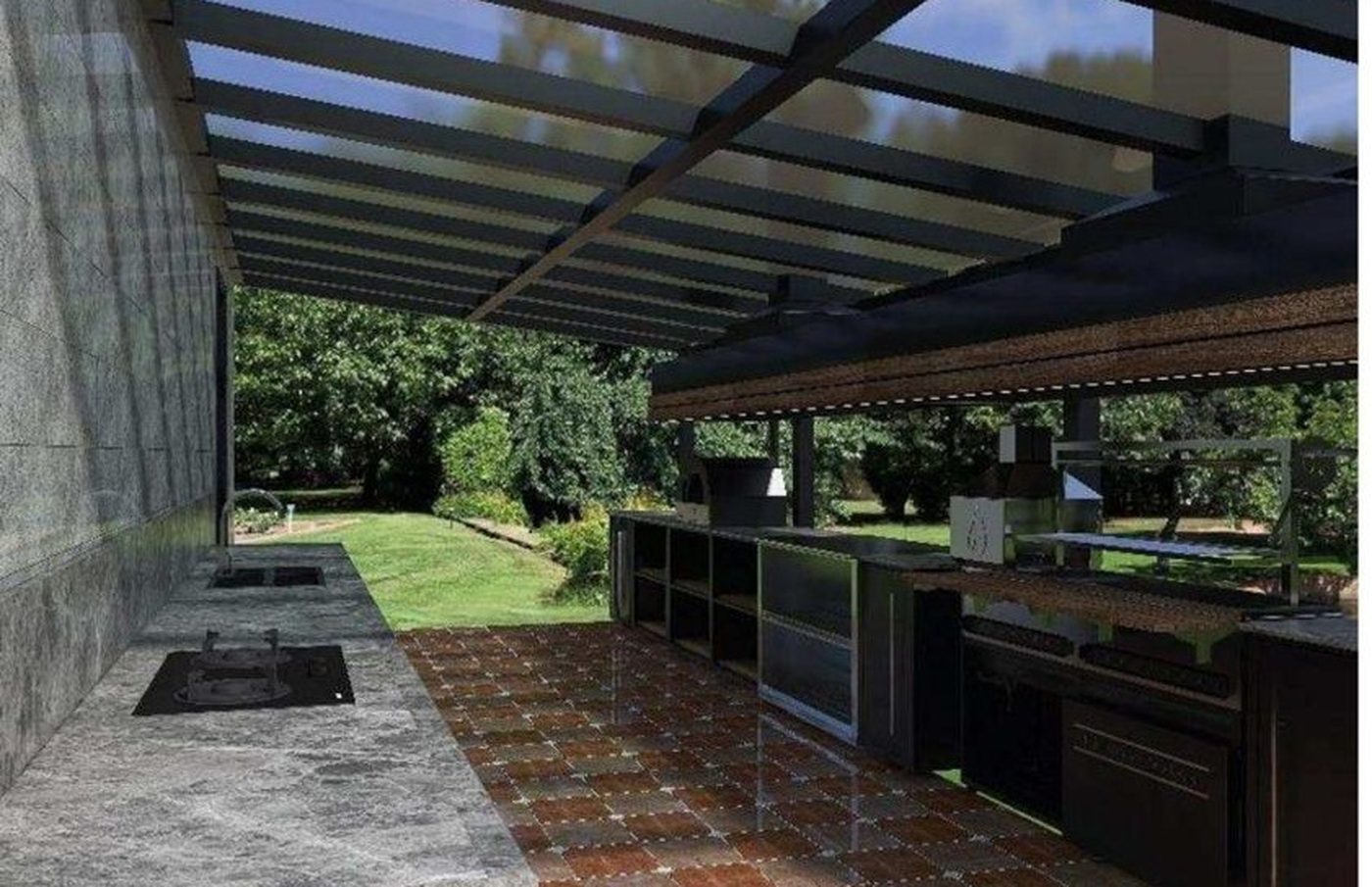 3D-рендер другой кухни GrillKing — утверждён клиентом